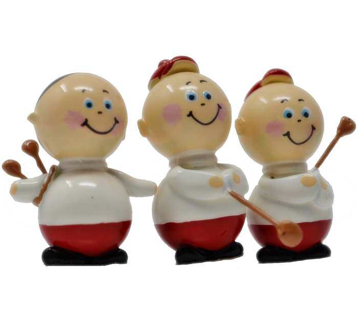 Marble Golfer Set of 3